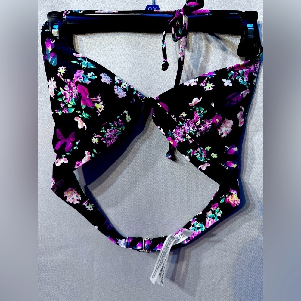 Victoria Secret Floral Bikini Top Size Medium